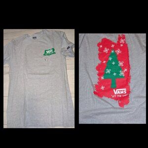 Brand New VANS "Off The Wall" Christmas Shirt Mens Size S